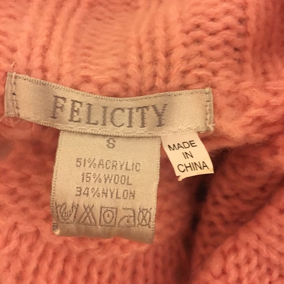 Sold❌❌❌New pink sweater cardigan removable button - Picture 4 of 7